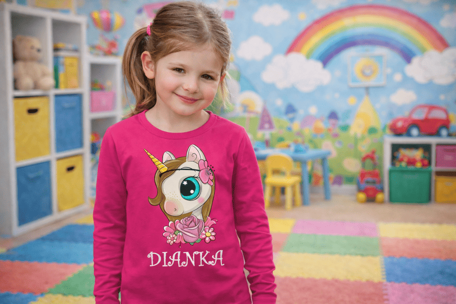 tričko dievčenské Jednorožec 2 mk